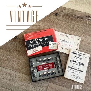 Vintage AutoBridge Play-Yourself Bridge Game